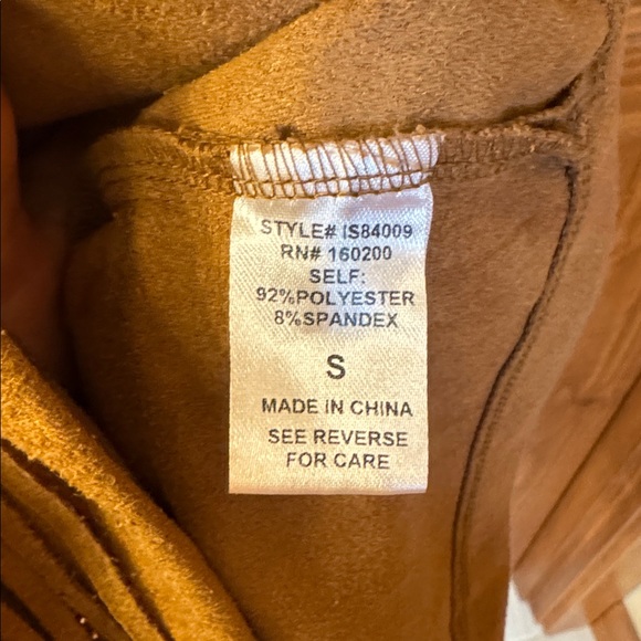 Sparkly fringe faux leather skirt - Picture 4 of 4